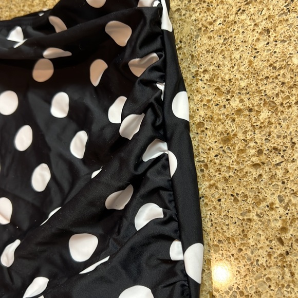 Coco ship Swimsuit Bottom Size 14 Black and White Polka Dot - Picture 3 of 6